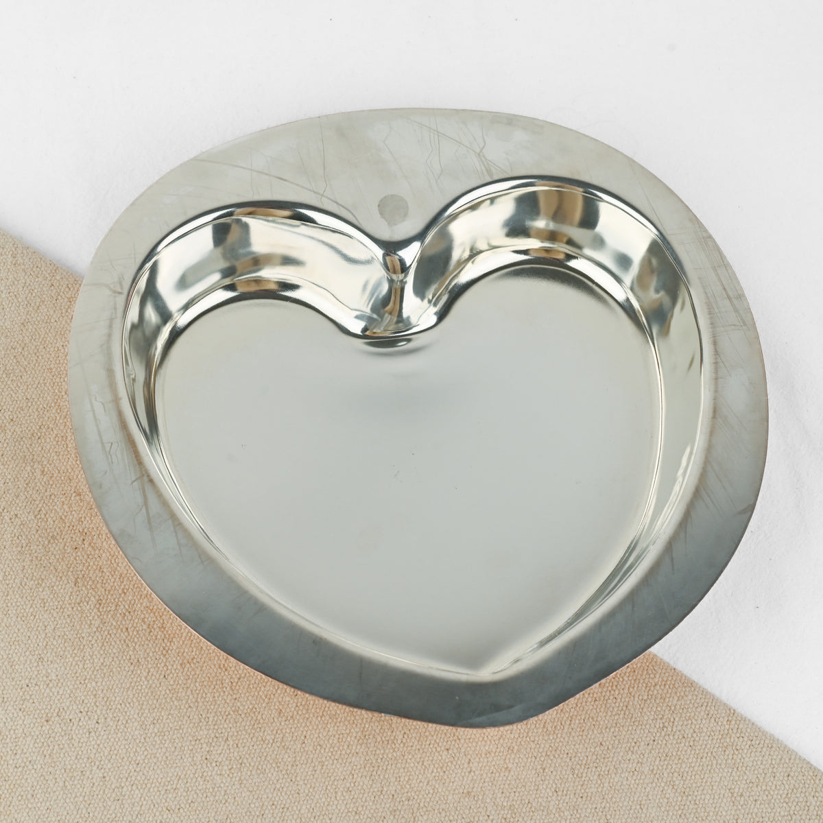 Moule à gâteau coeur en cuivre