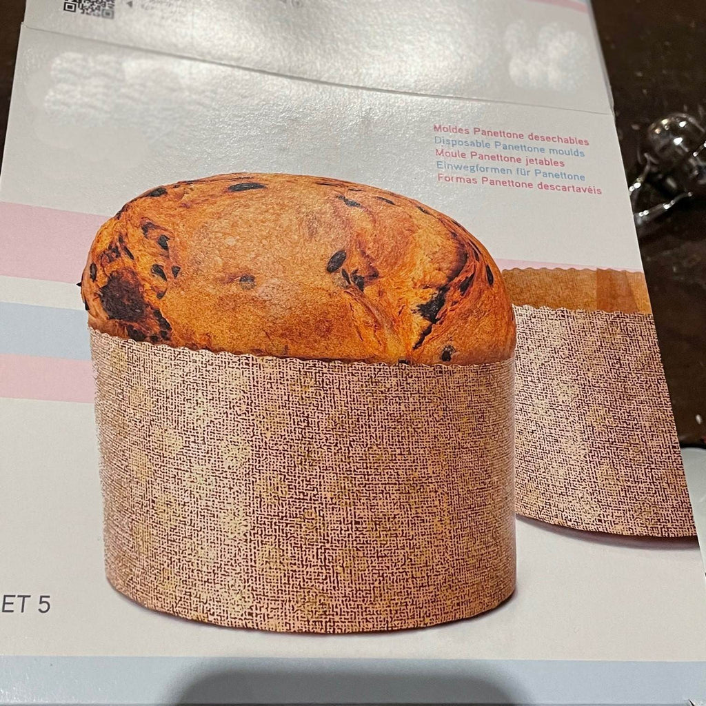 Moule panettone jetable x5 D18 cm