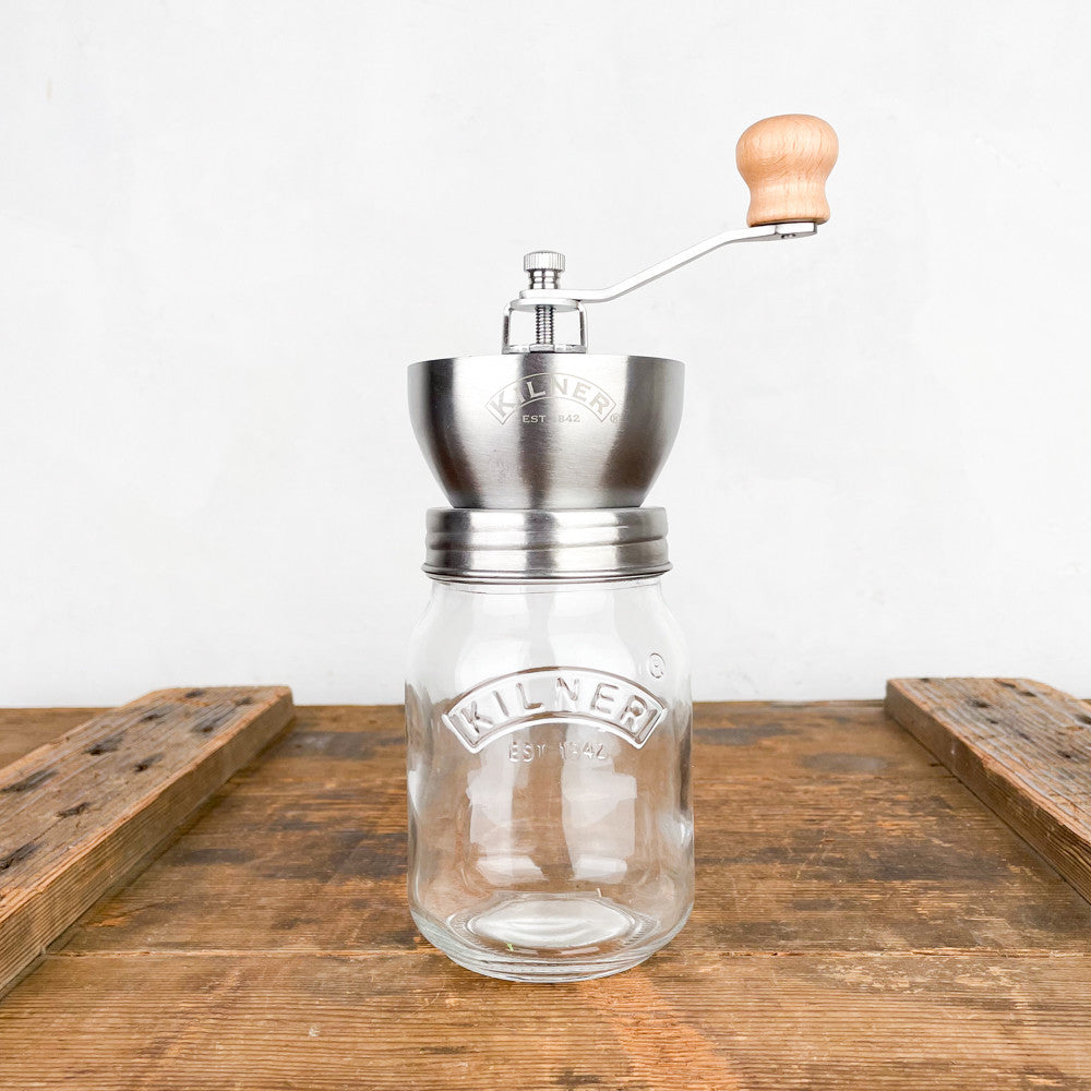 Moulin à café verre et inox