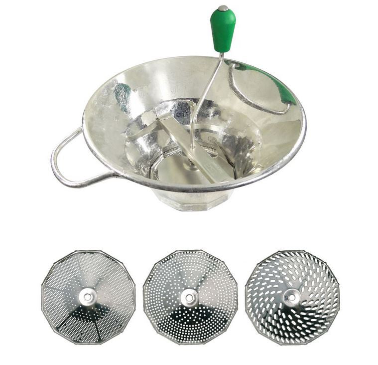 Moulin à légumes Ø31cm avec 3 grilles