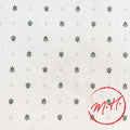 Nappe calisson ronde blanc-vert