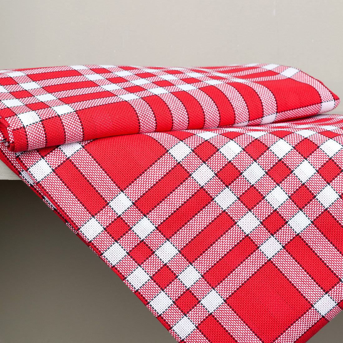 Nappe Normande à carreaux rouges