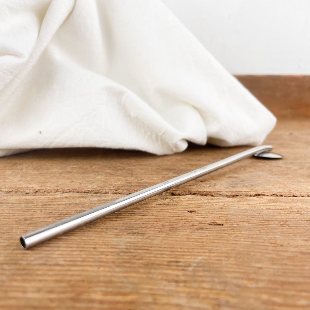 Cuillère paille en inox