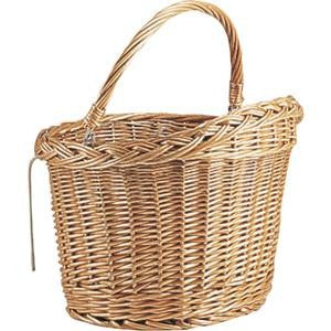 Panier-vélo en osier
