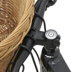 Panier-vélo en osier