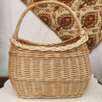 Panier vendéen en osier naturel