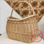 Panier vendéen en osier naturel