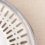 Panière à pain ronde en inox