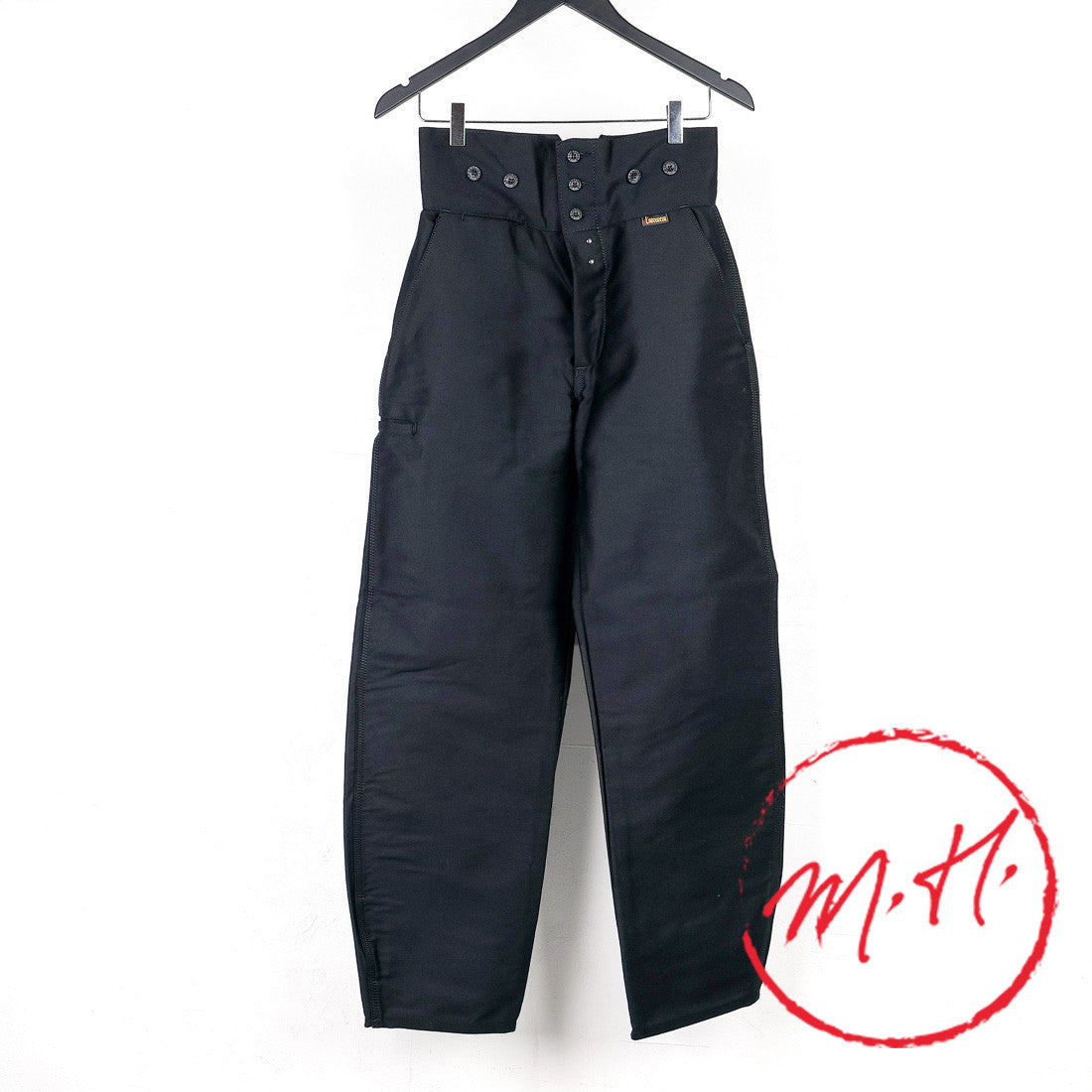 Pantalon Largeot moleskine noir