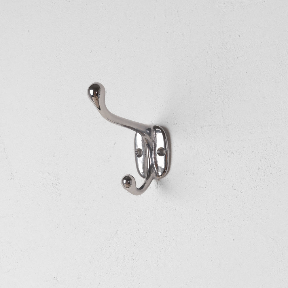 Petit porte-manteau marin en laiton