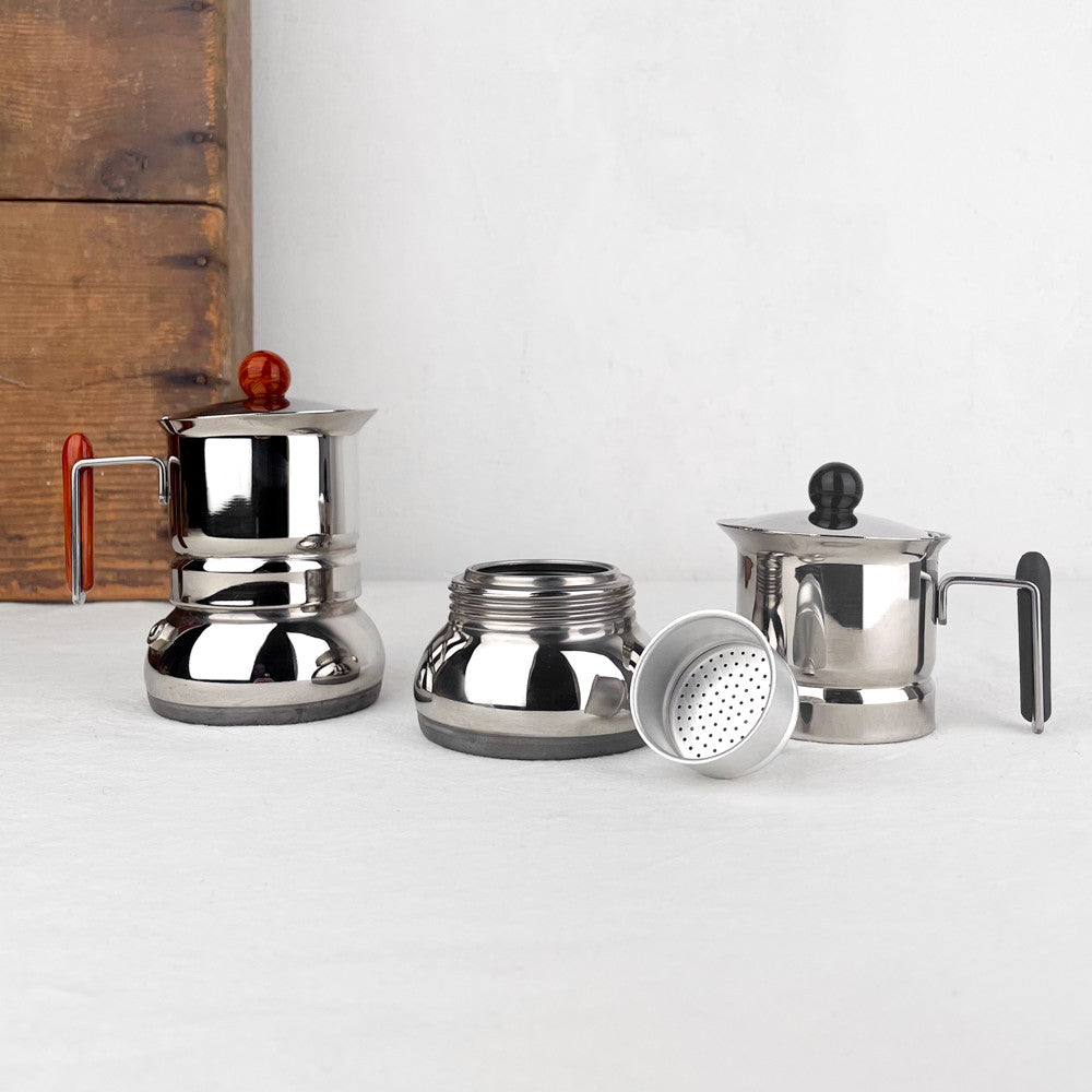 Petite Cafetiere Italienne Momi inox 2 tasses