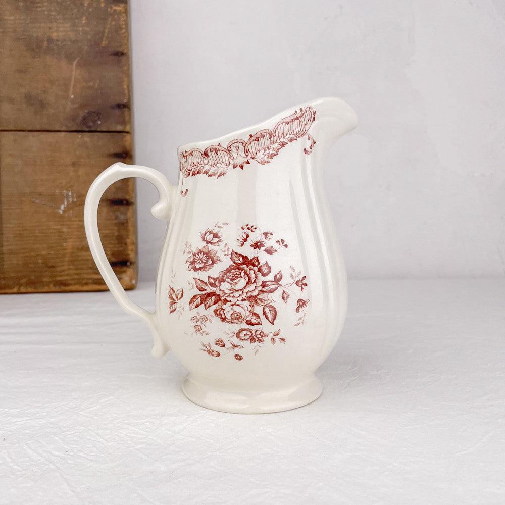 Pichet décor floral