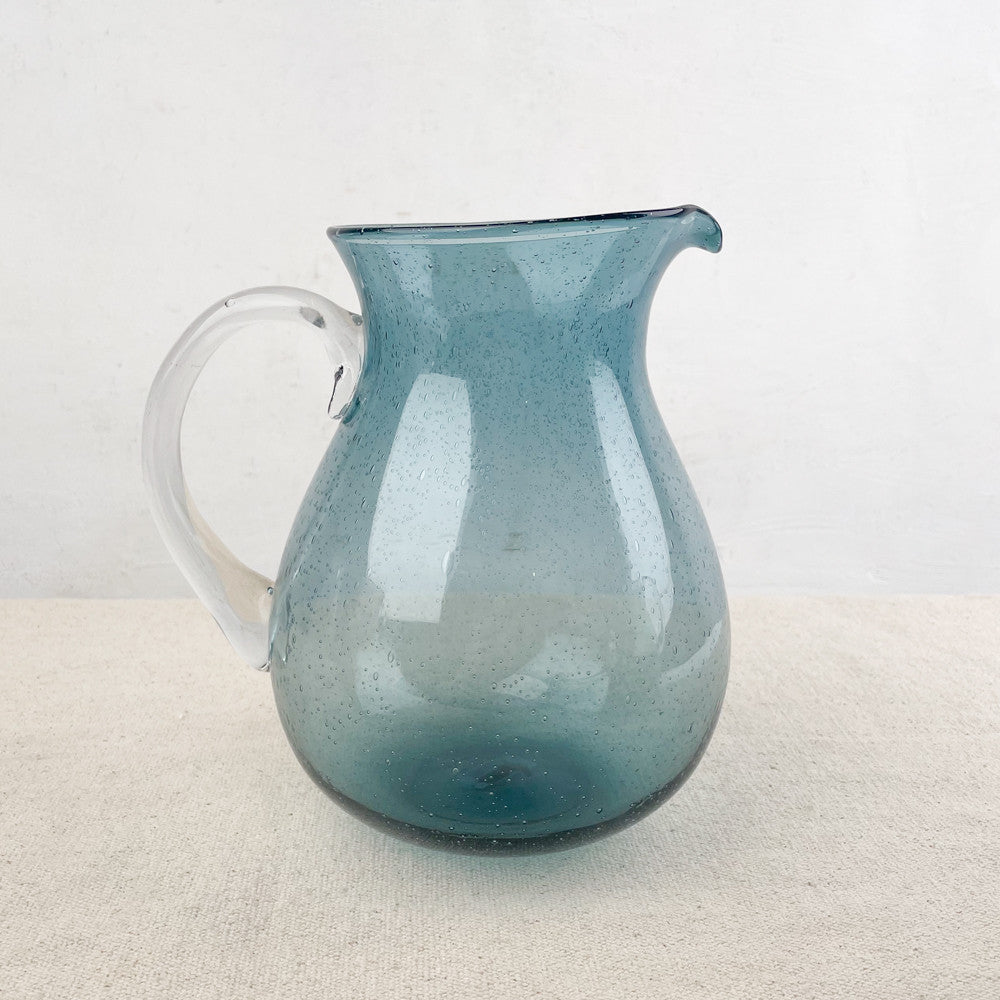 Pichet en pâte de verre soufflé 1,6L
