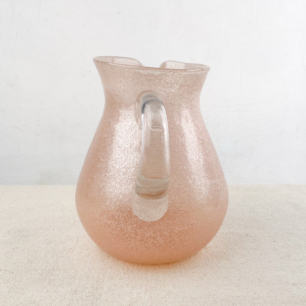 Pichet en pâte de verre soufflé 1,6L
