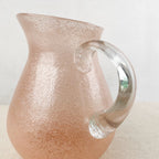 Pichet en pâte de verre soufflé 1,6L