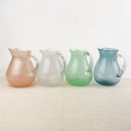 Pichet en pâte de verre soufflé 1,6L