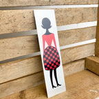 Pictogramme toilettes rouge & noir