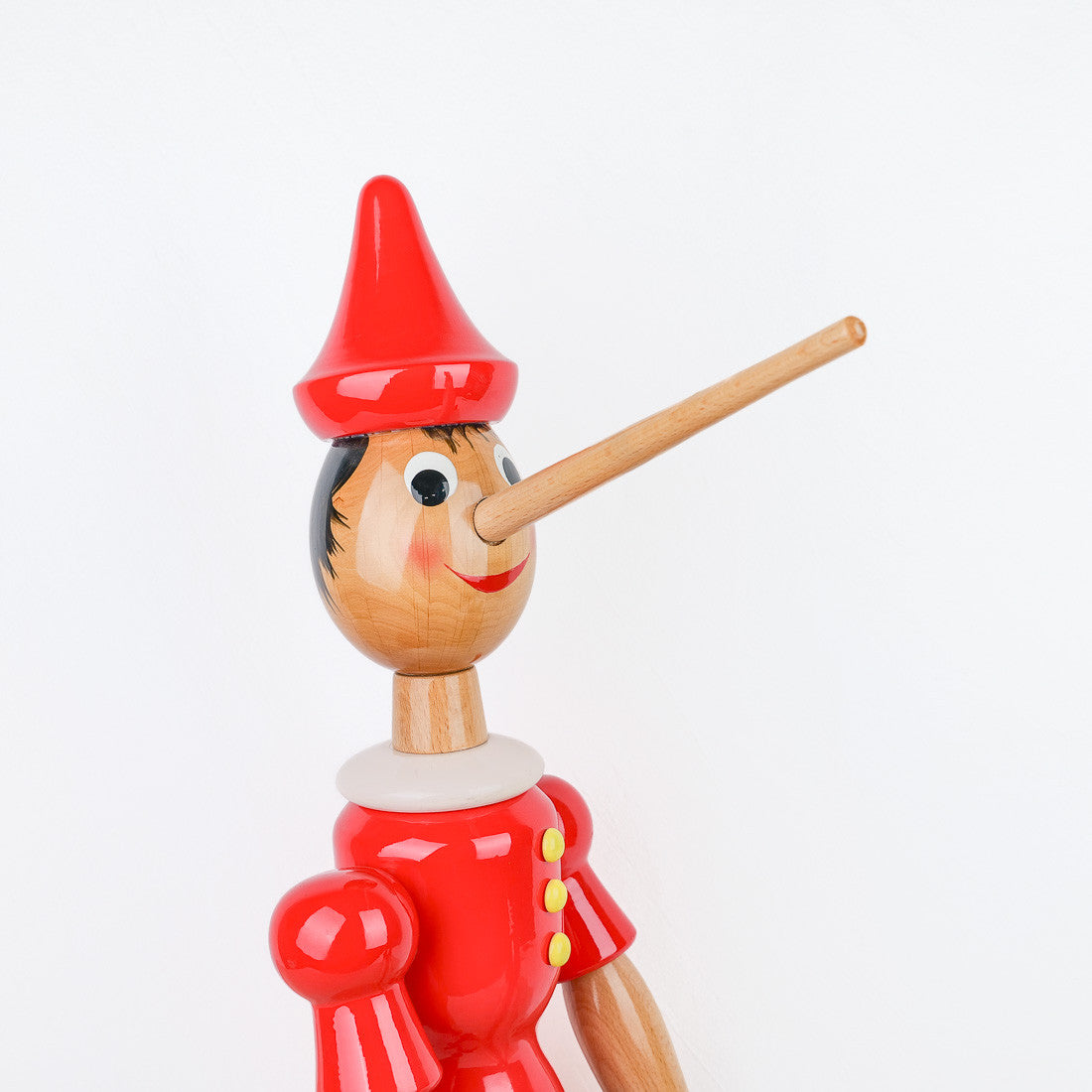 Nez Pinocchio géant en bois Italie