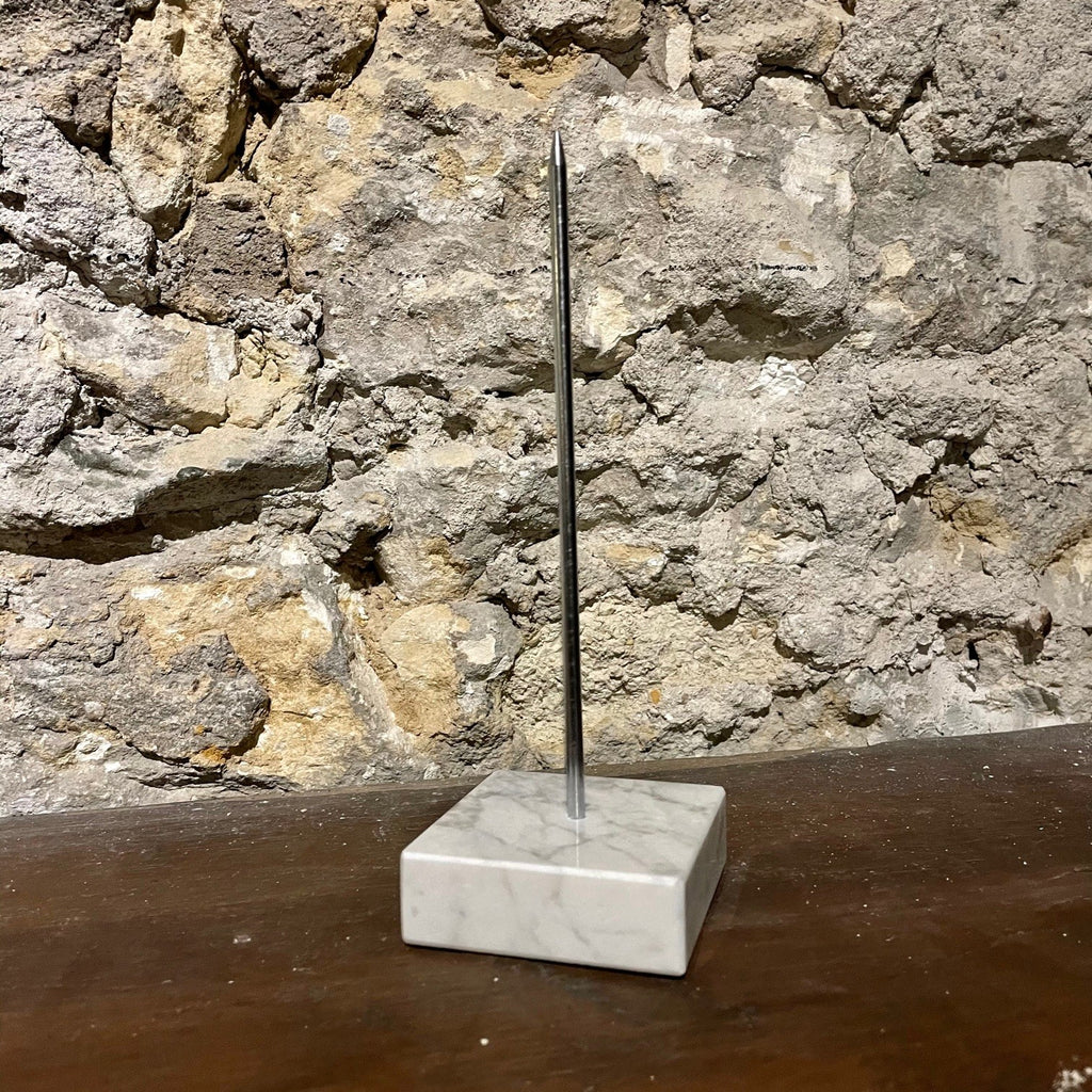 Pique-fiches avec socle en marbre