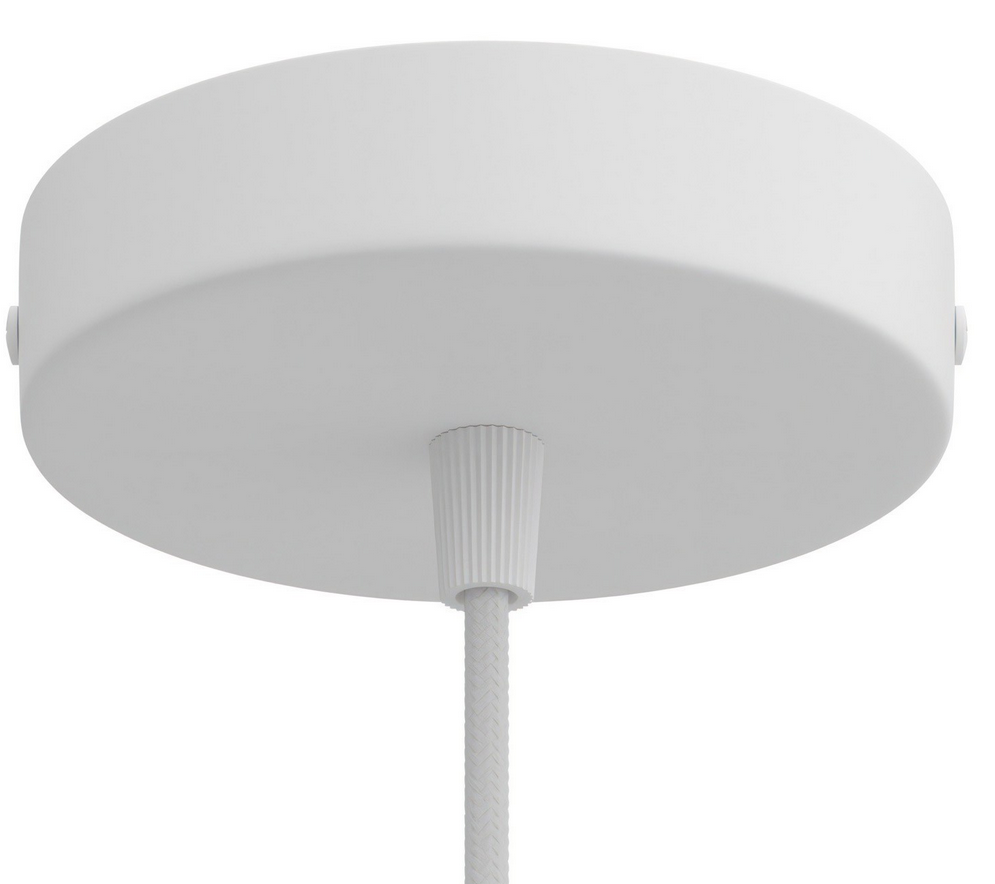 Plafonnier sortie simple en acier Ø12cm