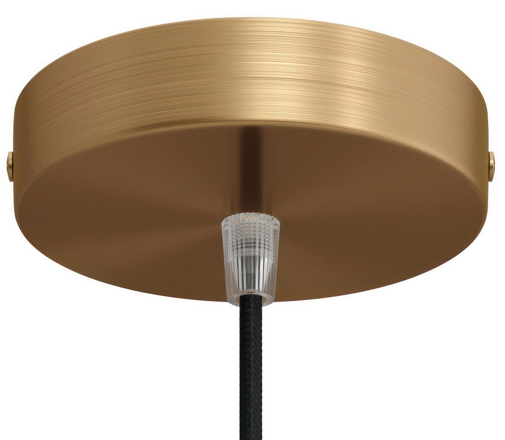 Plafonnier sortie simple en acier Ø12cm