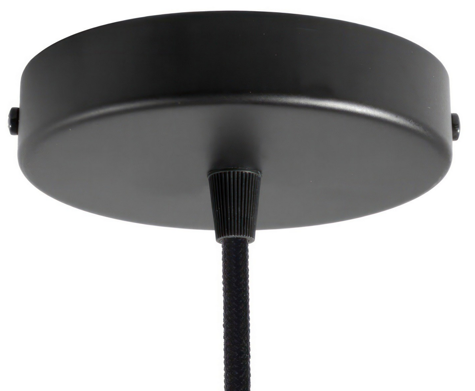Plafonnier sortie simple en acier Ø12cm