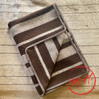 Plaid rustique en laine mérinos