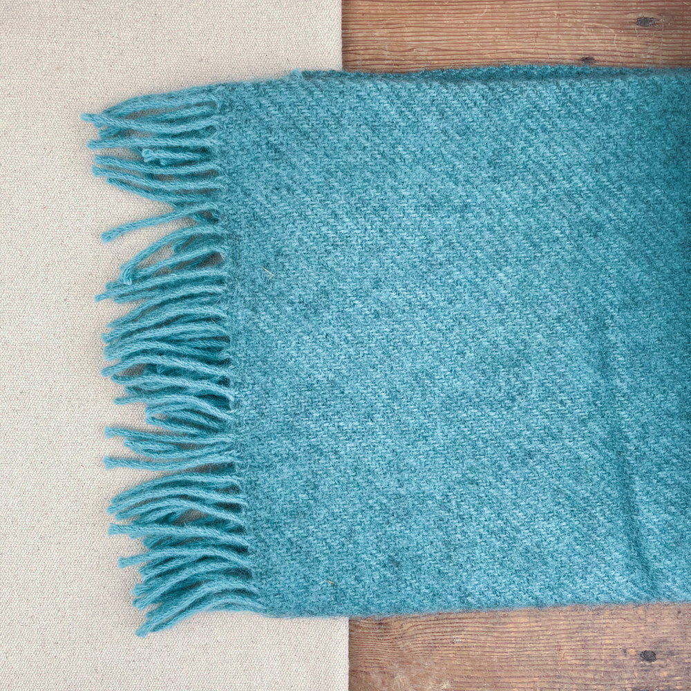Plaid suédois XL en laine colorée