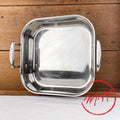 Plat à rôtir carré en inox Le Creuset