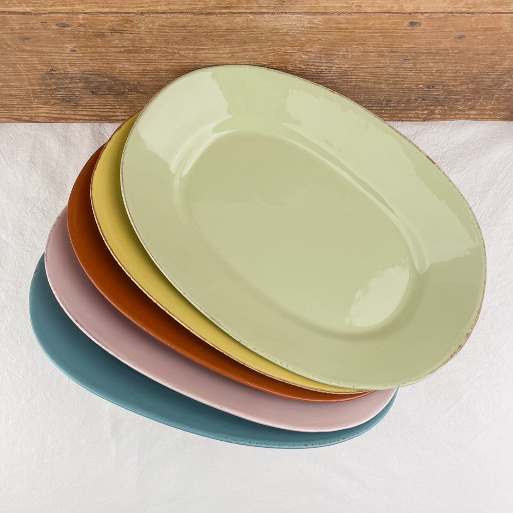 Plat ovale en céramique italienne