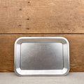 Plateau en inox mat 26 x 19 cm