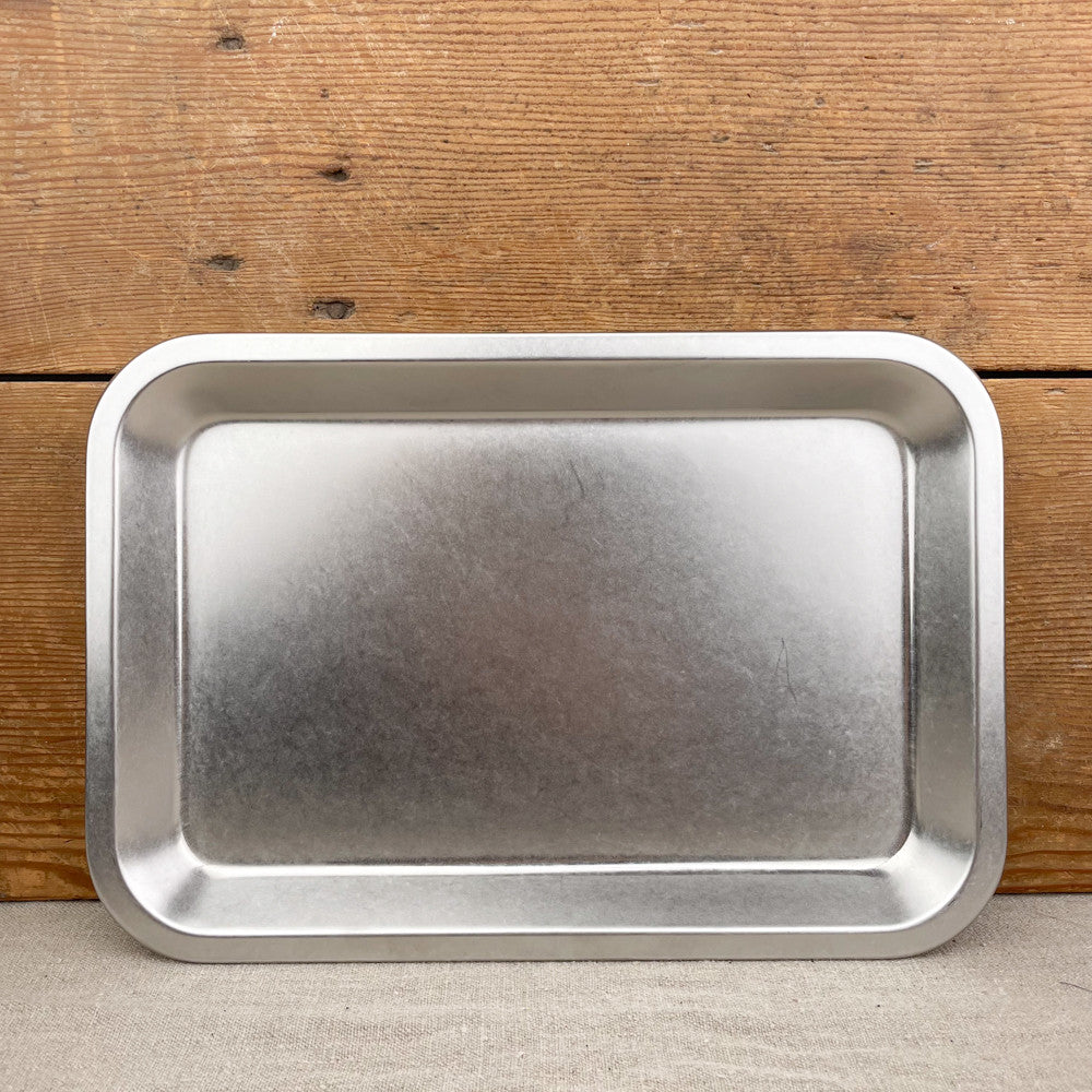 Plateau en inox mat