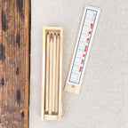 Plumier écolier bois 8 crayons de couleur