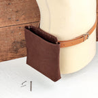 Poche à clous avec ceinture en cuir