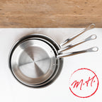 Poêle ronde en inox M'COOK Mauviel
