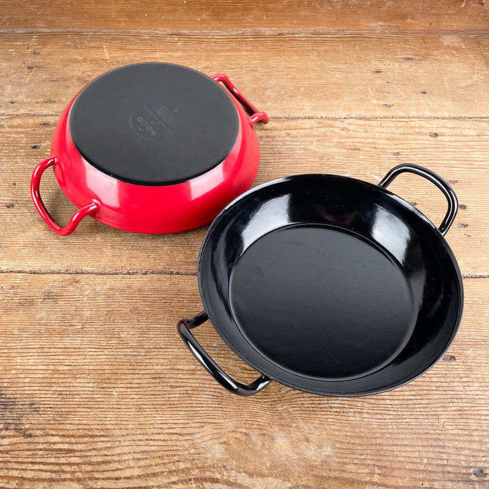 Poêle wok à 2 anses en émail Ø20 cm
