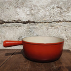 Caquelon savoyard rouge à fondue