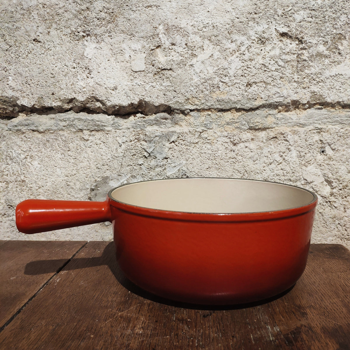 Caquelon savoyard rouge à fondue