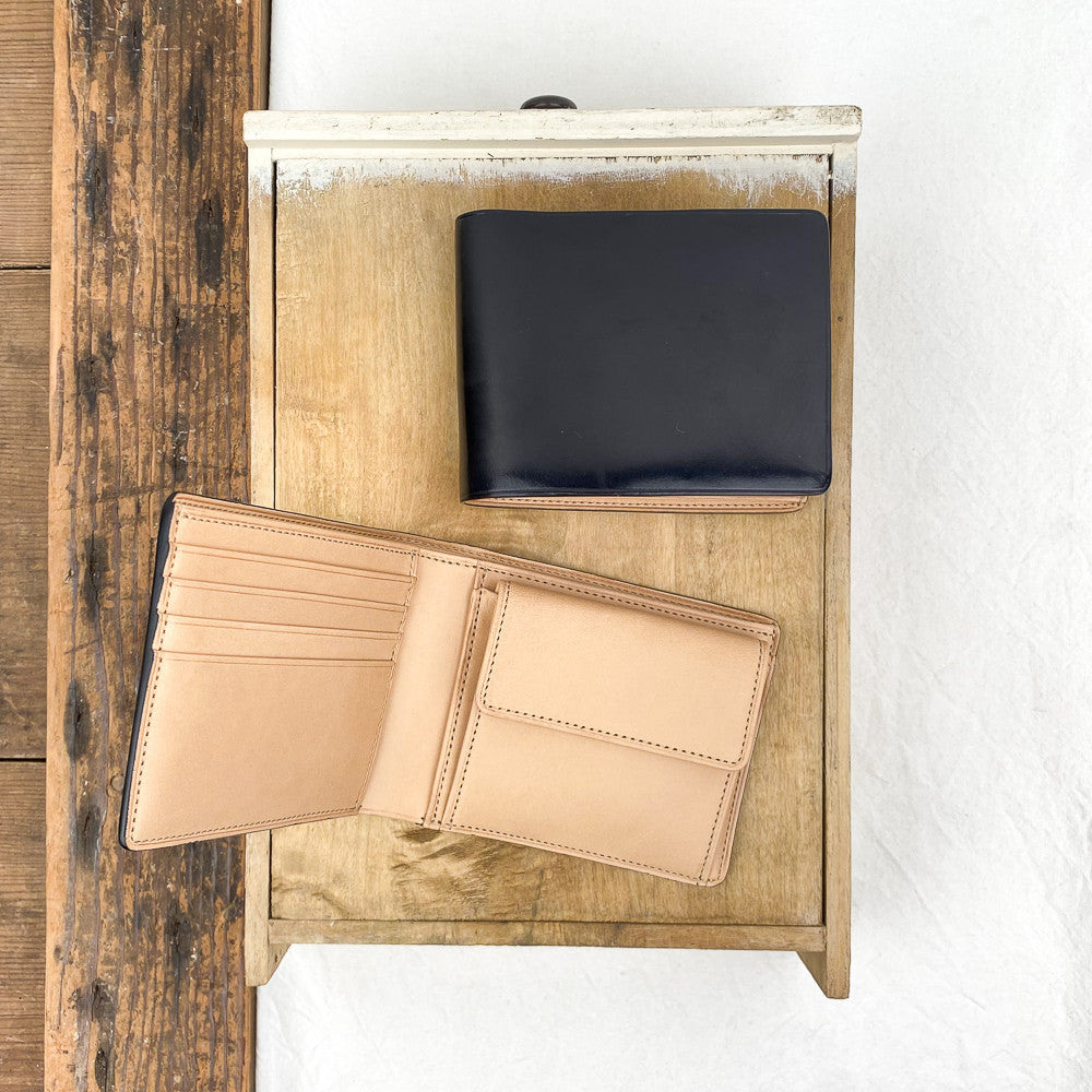 Porte-feuille en cuir italien