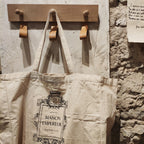 Porte manteau 3 patères bois et cuir