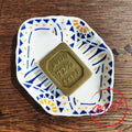 Porte-savon en faïence