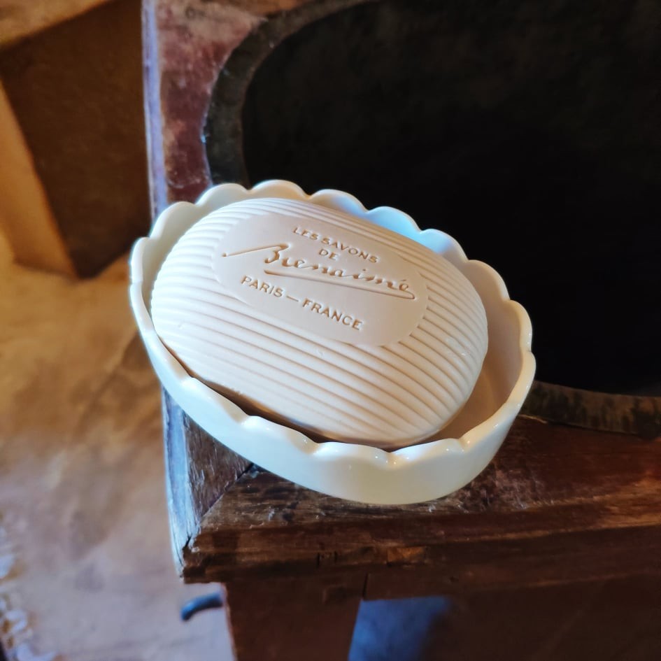 Porte savon festonné