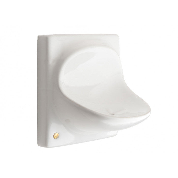 Porte-savon mural en porcelaine