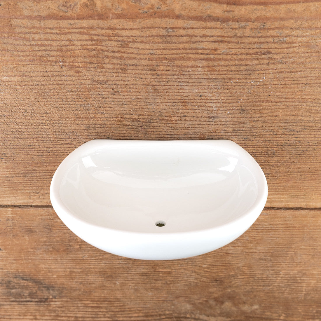 Porte-savon mural en porcelaine
