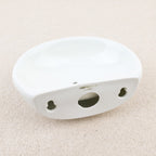 Porte-savon mural en porcelaine