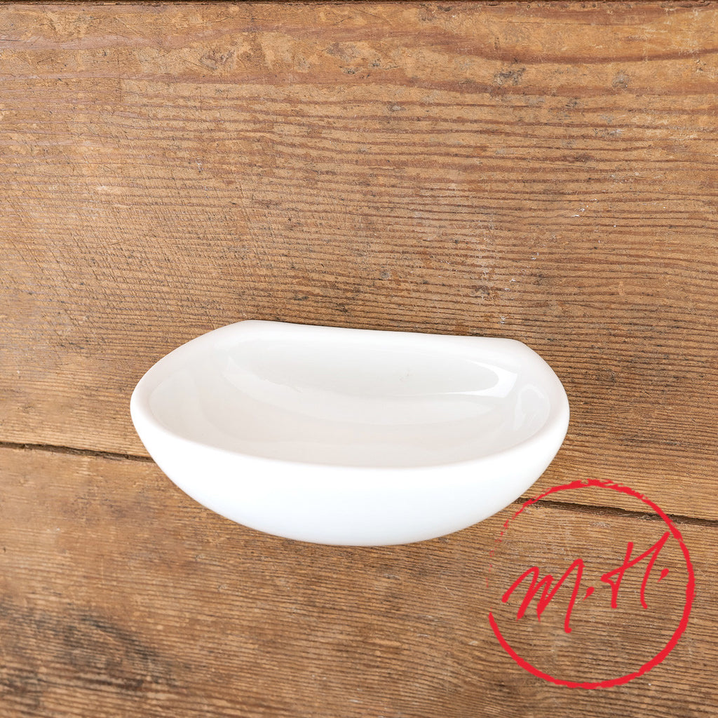 Porte-savon mural en porcelaine