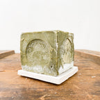 Porte-savon tomette émaillée blanche Maison Empereur