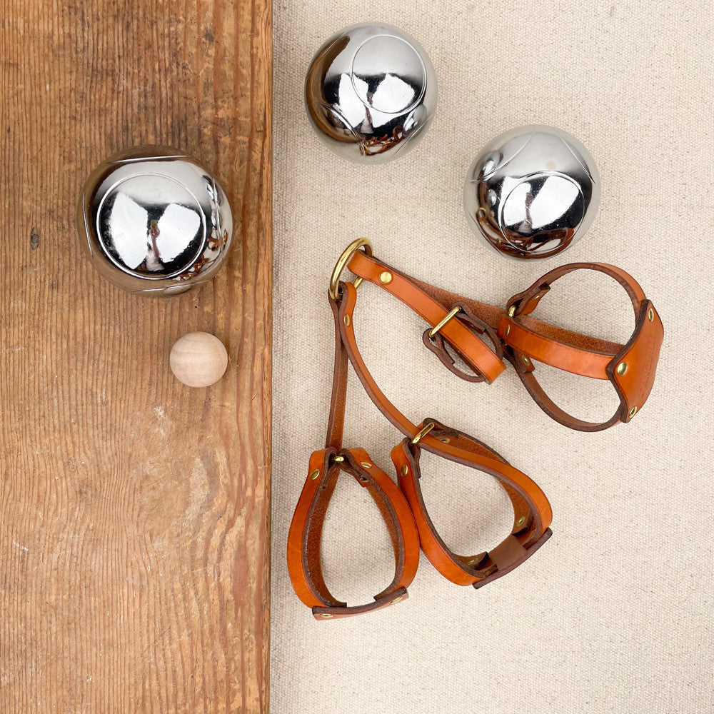 Porte-triplette en cuir