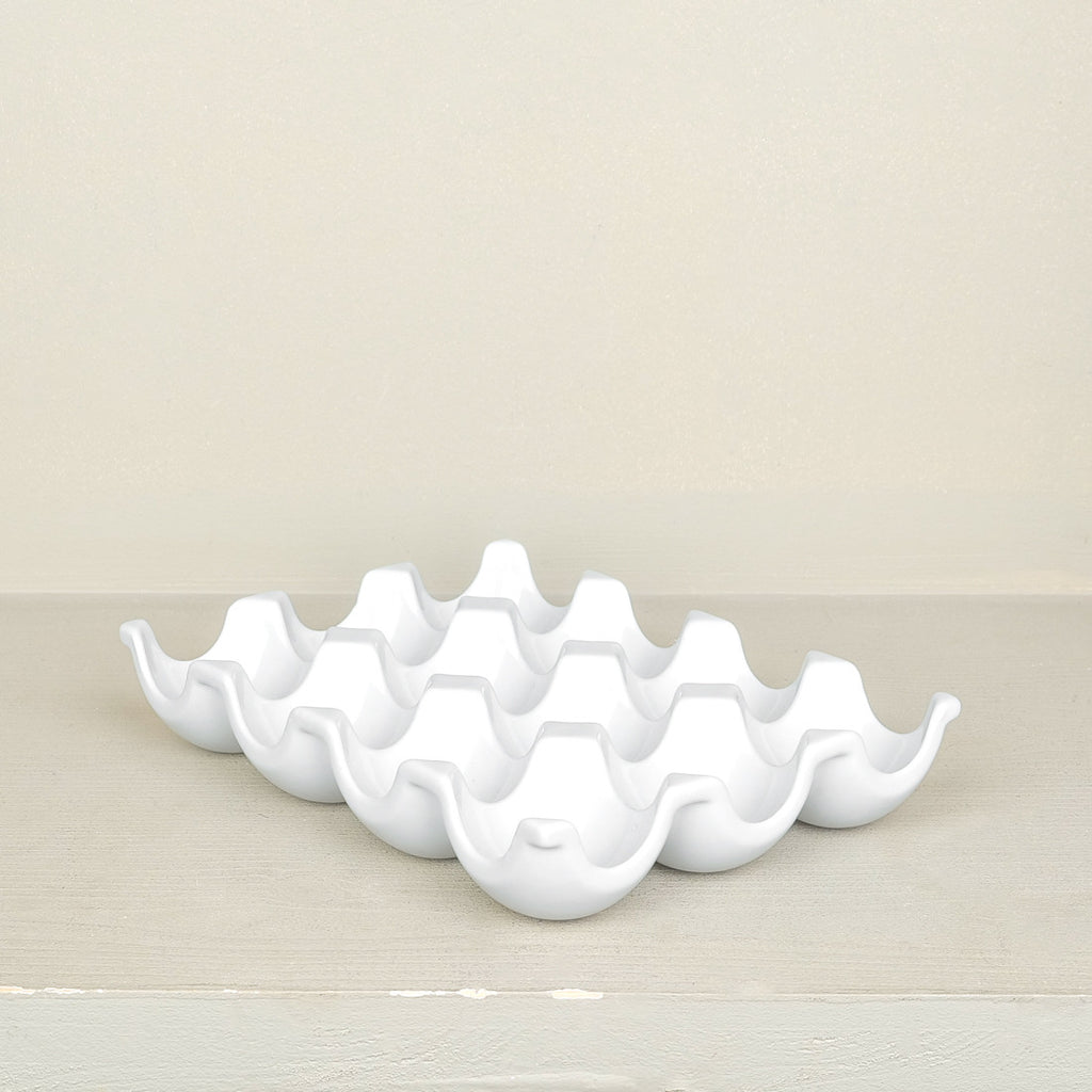 Porte-œufs en porcelaine