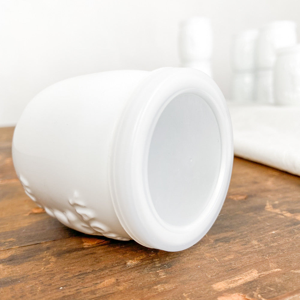 Pot de yaourt en porcelaine